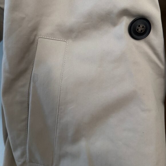 Zara beige belted long trench - Picture 4 of 5